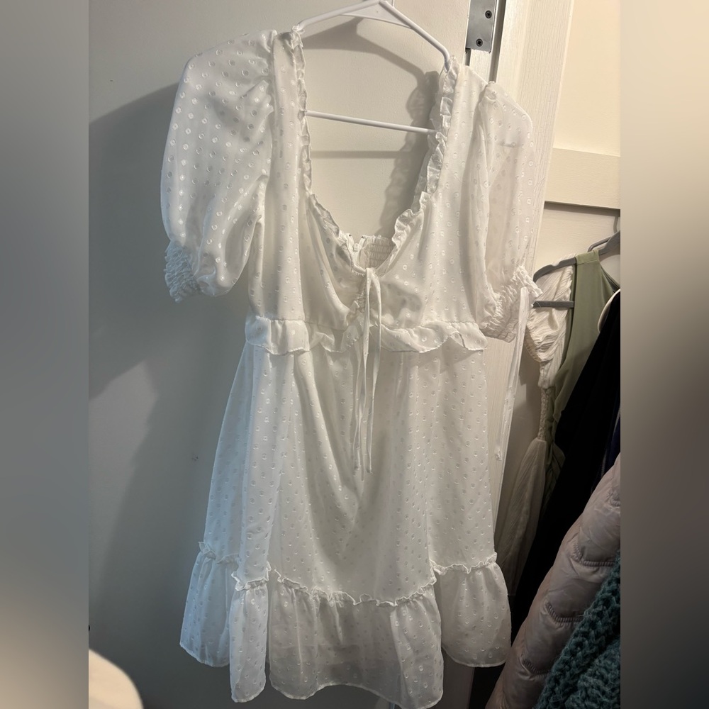 B Darlin Elegant White Dress